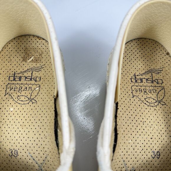 Dansko XP Professional Vegan Leather Women’s Size 39- US 8.5/9 Yellow Clogs - Picture 8 of 12